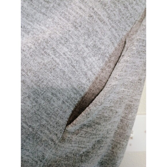 Womens Grey Long Sleeve Dress Pockets Buttons Left Side Size M - Picture 5 of 7